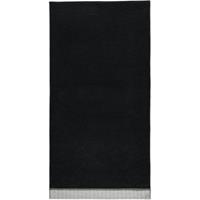 Möve Handtücher Brooklyn Uni black - 199 schwarz Gr. 30 x 50