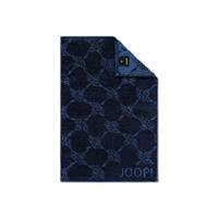Joop! Gästetuch Classic Cornflower Frottierkollektion - 30x50 cm, Walkfrottier Gästehandtücher blau