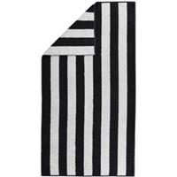 Cawö Handtücher Zoom Blockstreifen 120 schwarz - 97 Gr. 50 x 100