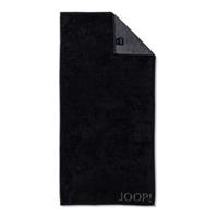 Joop! Handtuch Classic Frottierkollektion - 50x100 cm, Walkfrottier Handtücher schwarz