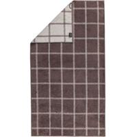 Cawö Handtücher Luxury Home Two-Tone Grafik 604 pepper - 37 braun Gr. 80 x 150