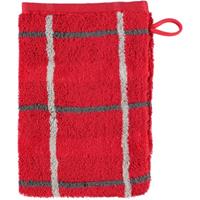 Cawö Handtücher Noblesse Square 1079 rot - 27 - Waschhandschuh 16x22 cm