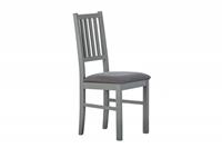 Inter Link 2er-Set Kiefer-Massivholz Esszimmerstuhl, B42 x T47 x H95 cm grau