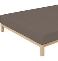 Schlafgut Hoeslaken Pure in mt 90x200, 140x200 of 180x200 cm, bio-katoen met elastaan Laken voor matrassen tot 30 cm hoogte, in 90x200, 140x200 of 180x200 cm (1 stuk)