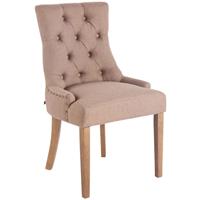 clp Esszimmerstuhl Aberdeen Stoff-taupe-Antik-Hell