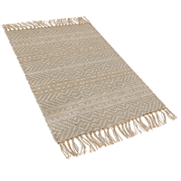 Beliani Vloerkleed beige 50 x 80 cm DORTYOL