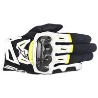 Alpinestars SMX-2 Air Carbon V2 Zwart Wit Geel  2XL