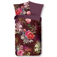 Descanso Dekbedovertrek SIMONE 155x220 cm bordeaux
