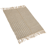 Beliani Vloerkleed beige 50 x 80 cm ADABAG