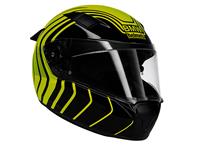Motorradhelm Race Hyper (schwarz / gelb)