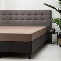 fresh&co Fresh & Co Hoeslaken Katoen - Taupe 80 x 200 cm