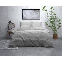 sleeptimeelegance Sleeptime Elegance Stone Stripe - Grijs - Verwarmend Flanel 2-persoons (200 x 200/220 cm + 2 kussenslopen) Dekbedovertrek
