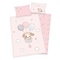 BabyBest Flannel beddengoed Sweet Puppy GOTS 100 x 135 cm