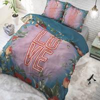 dreamhousebedding DreamHouse Bedding Led Love 1-persoons (140 x 220 cm + 1 kussensloop) Dekbedovertrek