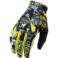 Matrix Attack Cross  Motorradhandschuh kurz gelb Unisex 