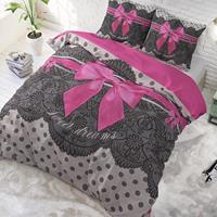 DreamHouse Bedding Romance Pink 2-persoons (200 x 220 cm + 2 kussenslopen) Dekbedovertrek