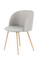 Hearthome & Living | Set van 2 eetkamerstoelen Celdic lengte 56 cm x breedte 54 cm x hoogte 84 cm grijs eetkamerstoelen | NADUVI outlet
