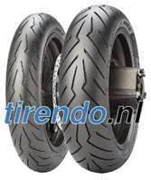 Pirelli Diablo Rosso Scooter ( 100/90-10 TL 56J Achterwiel, Voorwiel )