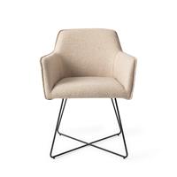 Jesper Home Eetkamerstoel 'Hofu' Cross Black, kleur Wild Walnut