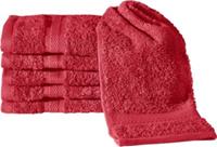 REDBEST Gästetuch  6er-Pack Chicago rot