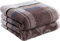 Erwin Müller Duschtuch 2er-Pack Jacquard braun