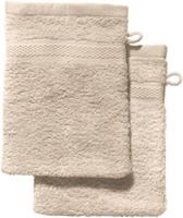 REDBEST Waschhandschuh  2er-Pack Chicago beige