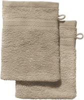 REDBEST Waschhandschuh  2er-Pack Chicago taupe