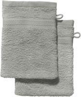 REDBEST Waschhandschuh  2er-Pack Chicago grau