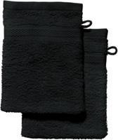 REDBEST Waschhandschuh  2er-Pack Chicago schwarz