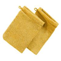 Erwin Müller Waschhandschuh  2er-Pack Heidelberg gelb
