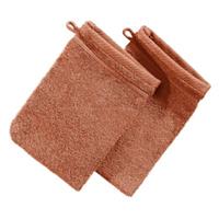 Erwin Müller Waschhandschuh  2er-Pack Heidelberg terrakotta
