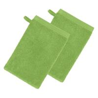 Erwin Müller Waschhandschuh  2er-Pack Frottier Heidenheim grün