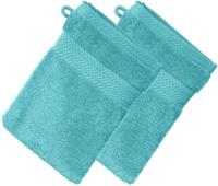 Erwin Müller Waschhandschuh  2er-Pack Frottier Friedrichshafen türkis