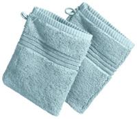 Erwin Müller Waschhandschuh  2er-Pack Frottier Konstanz blau
