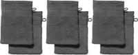 REDBEST Waschhandschuh  6er-Pack Chicago anthrazit