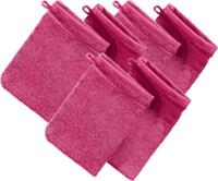 Erwin Müller Waschhandschuh  6er-Pack Frottier Heidelberg pink