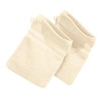 Erwin Müller Bio Waschhandschuh  2er-Pack Tübingen creme
