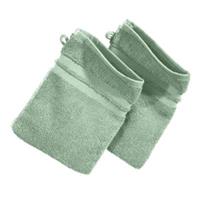 Erwin Müller Bio Waschhandschuh  2er-Pack Tübingen grün