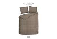 Swiss Sense Heckett&Lane Diamante Dekbedovertrek Taupe Grey