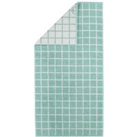 Cawö Cawo badhanddoek 959 campus 70x140 Seegrün