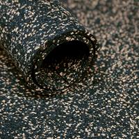Rubberkurk ondervloer / geluid- en trillingsdemping - Rol van 12 m2 -