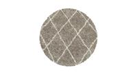 ALVOR SHAGGY Himalaya Harmony Soft Shaggy Rond Hoogpolig Vloerkleed Beige- 80 CM ROND