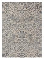 Morris & Co Laagpolig vloerkleed  Pure Strawberry Thief Ink 28105 250x350 cm