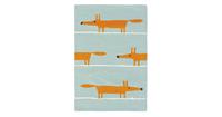 Scion Laagpolig vloerkleed  Mr Fox Aqua 25308 120x180 cm