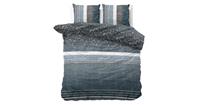 SlaapTextiel Dreamhouse Matrix - Dekbedovertrek - Eenpersoons - 140x200/220 + 1 kussensloop 60x70 - Blauw