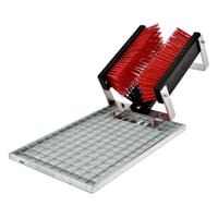 FloorMAX Classic professionele voetenveger / schoenborstel met rooster - Enkelvoudig