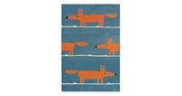 Scion Laagpolig vloerkleed  Mr Fox Denim 25318 140x200 cm