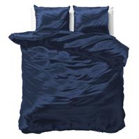 Sleeptime Beauty Skin Care Dekbedovertrek Navy-Lits-jumeaux (240 x 200/220 cm)