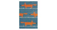 Scion Laagpolig vloerkleed  Mr Fox Denim 25318 090x150 cm