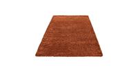 Himalaya Basic Shaggy vloerkleed Terra / Oranje Hoogpolig- 80x250 CM